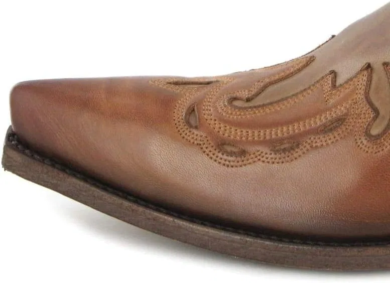 Mayura Boots Ковбойские ботинки Mayura, унисекс, MB017, бежевые, в стиле вестерн, кожаные ботинки, коричневые — фото 2
