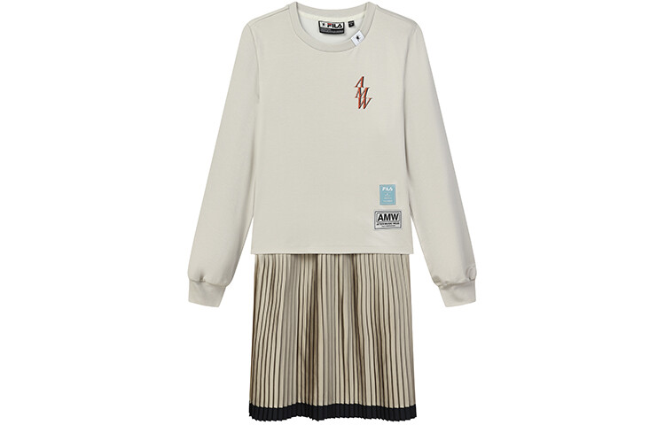 

FILA Женское платье с длинными рукавами, цвет Bean ash