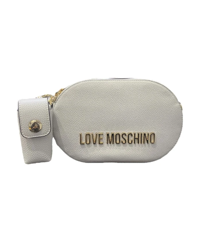 

Белая сумка через плечо jc4330pp0gk1010a Love Moschino, белый