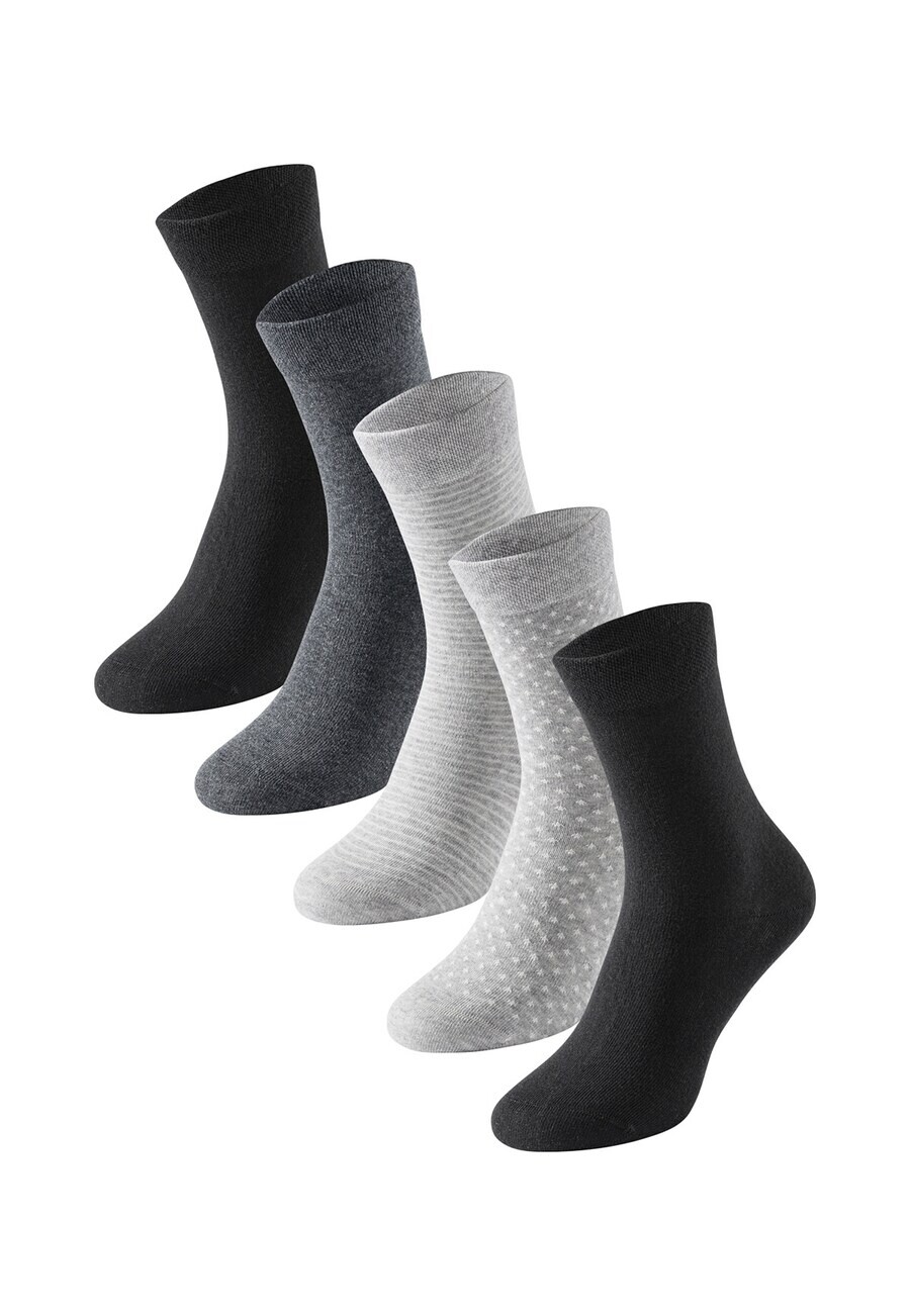 

Носки SCHIESSER Socks, цвет light grey/mottled grey/black