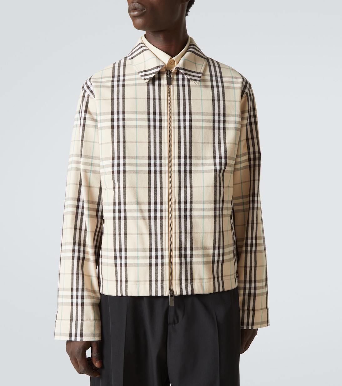 Куртка Burberry Хлопковая в клетку Husk Ip Check — фото 3