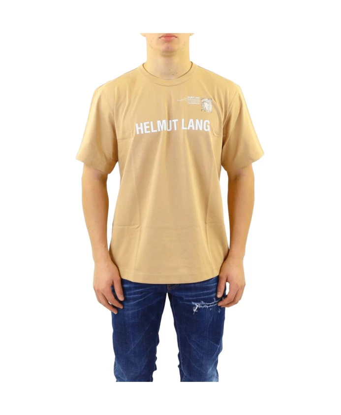 

Футболка с изображением Парижа в мужской одежде Helmut Lang, бежевый