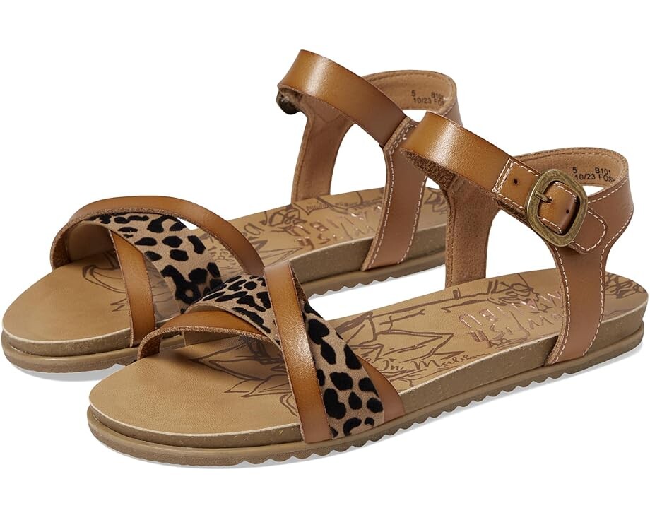 

Сандалии Blowfish Malibu Kids Monti-K, цвет Bee Honey/Sahara Leopard