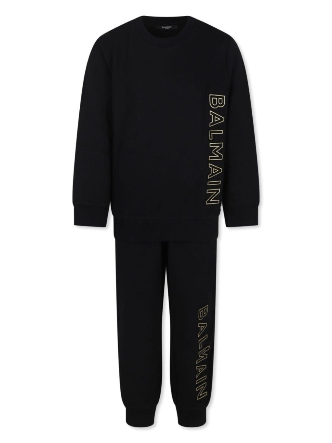

Спортивный костюм с логотипом Balmain Kids, черный