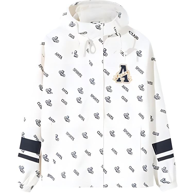 

ANTA Куртка женская спортивная, Warm Jade White/All over Print