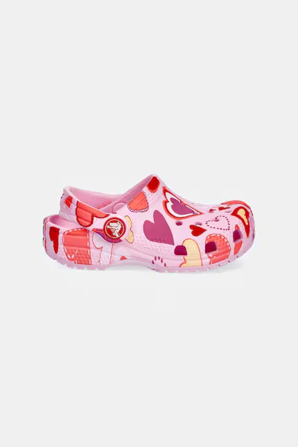 Сланцы Classic Vday Clog Crocs, розовый — фото 2