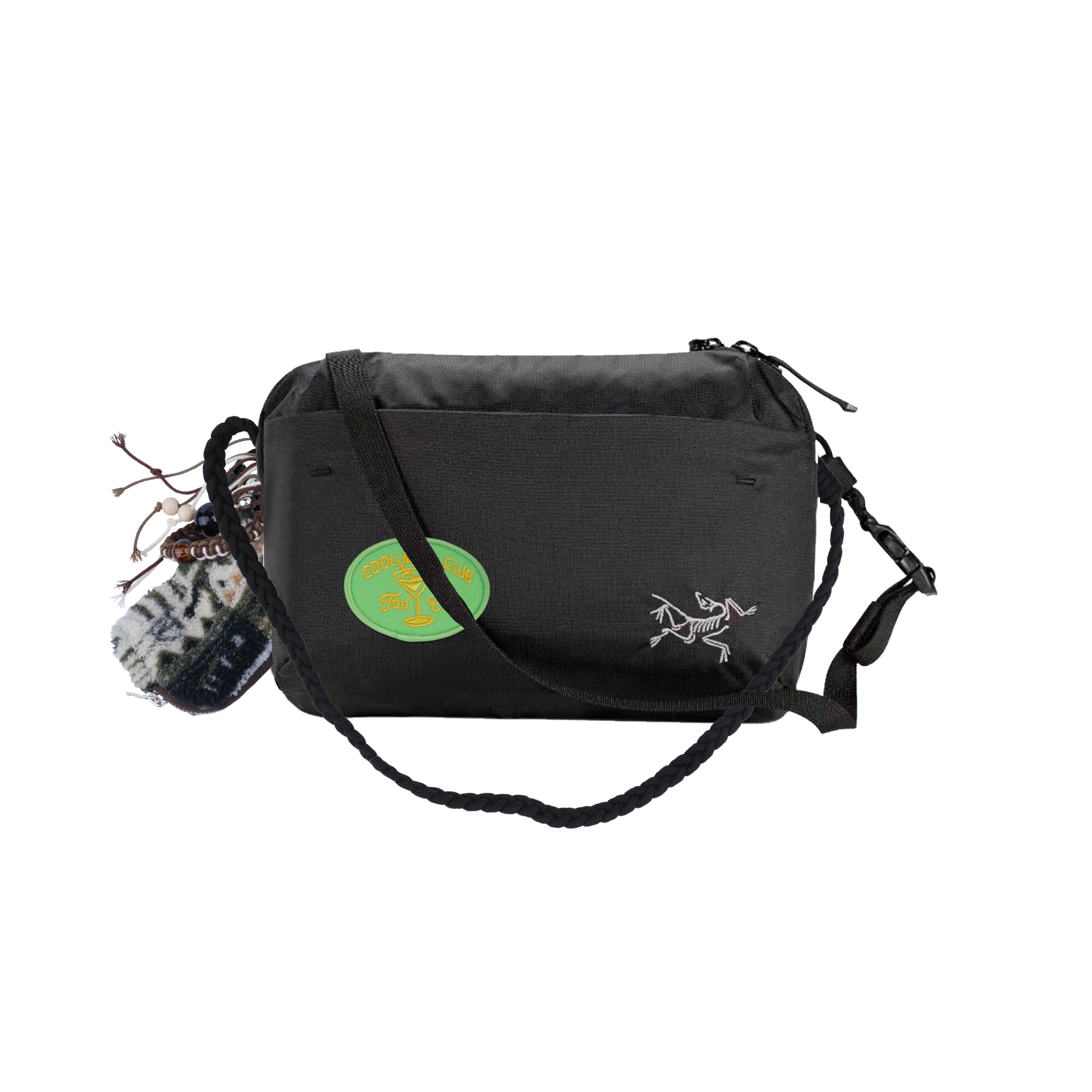 

Arcteryx Полиамидная поясная сумка унисекс черная, Erosion Badge