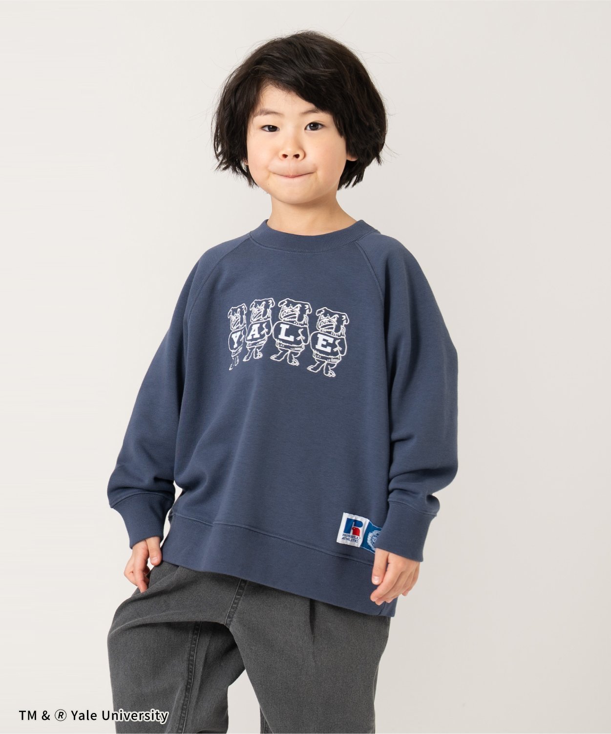 Колледжская толстовка разных расцветок And D.petitmain, Navy blue