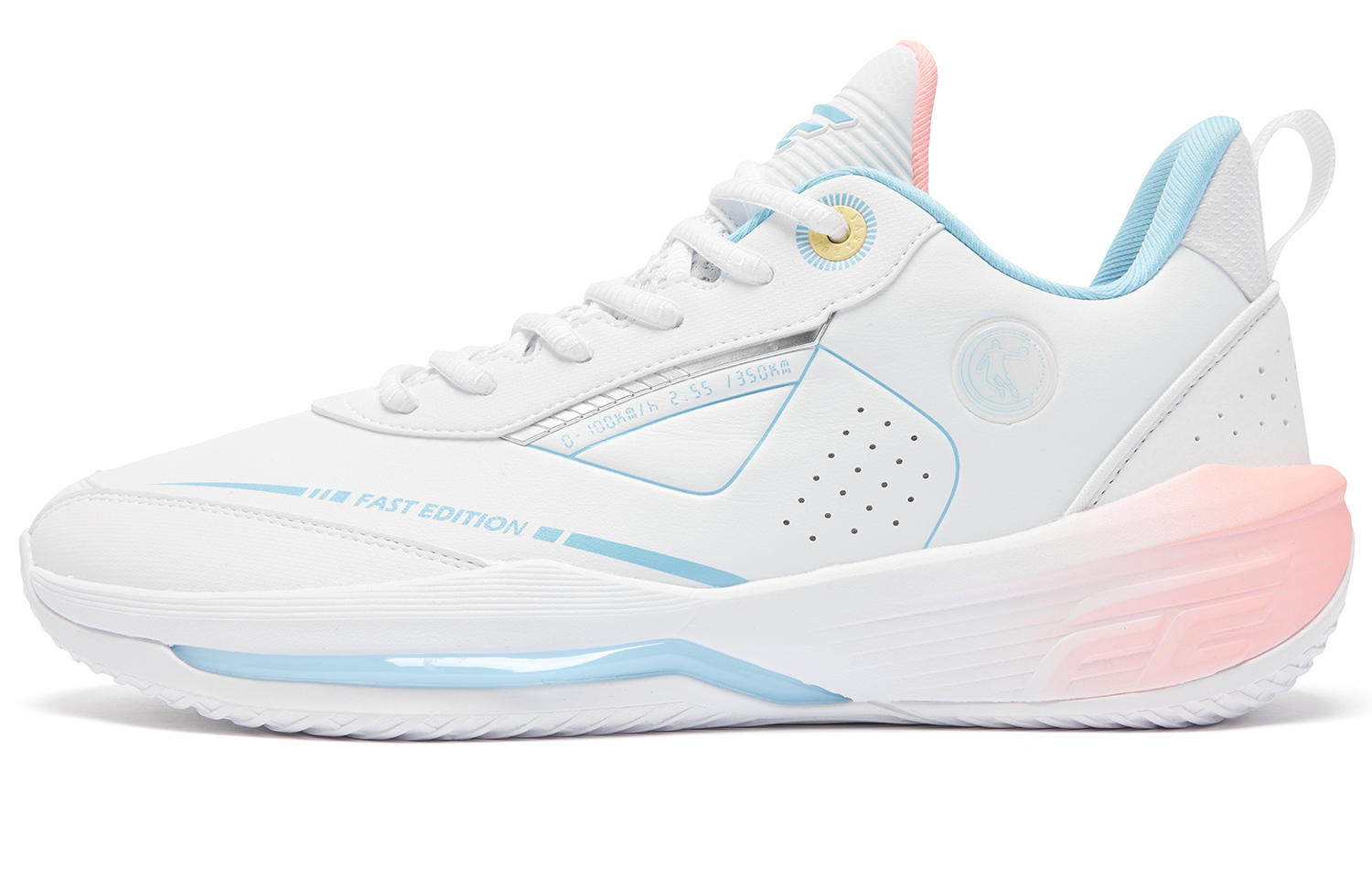 

Футболка FETEAM Баскетбольные кроссовки мужские низкие Jordan Белый/Голубой водяной капля QIAODAN