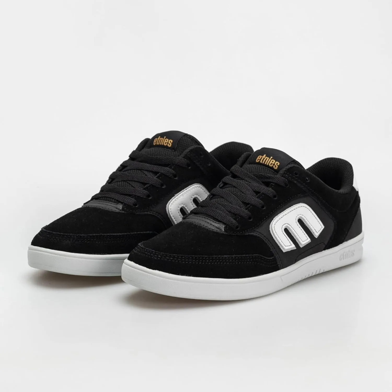 Кроссовки Etnies Serin в современном спортивном стиле скейтбордистов, усиленная конструкция, тройная износостойкая подошва Michelin, амортизация, повседневный стиль, белый/черный — фото 3
