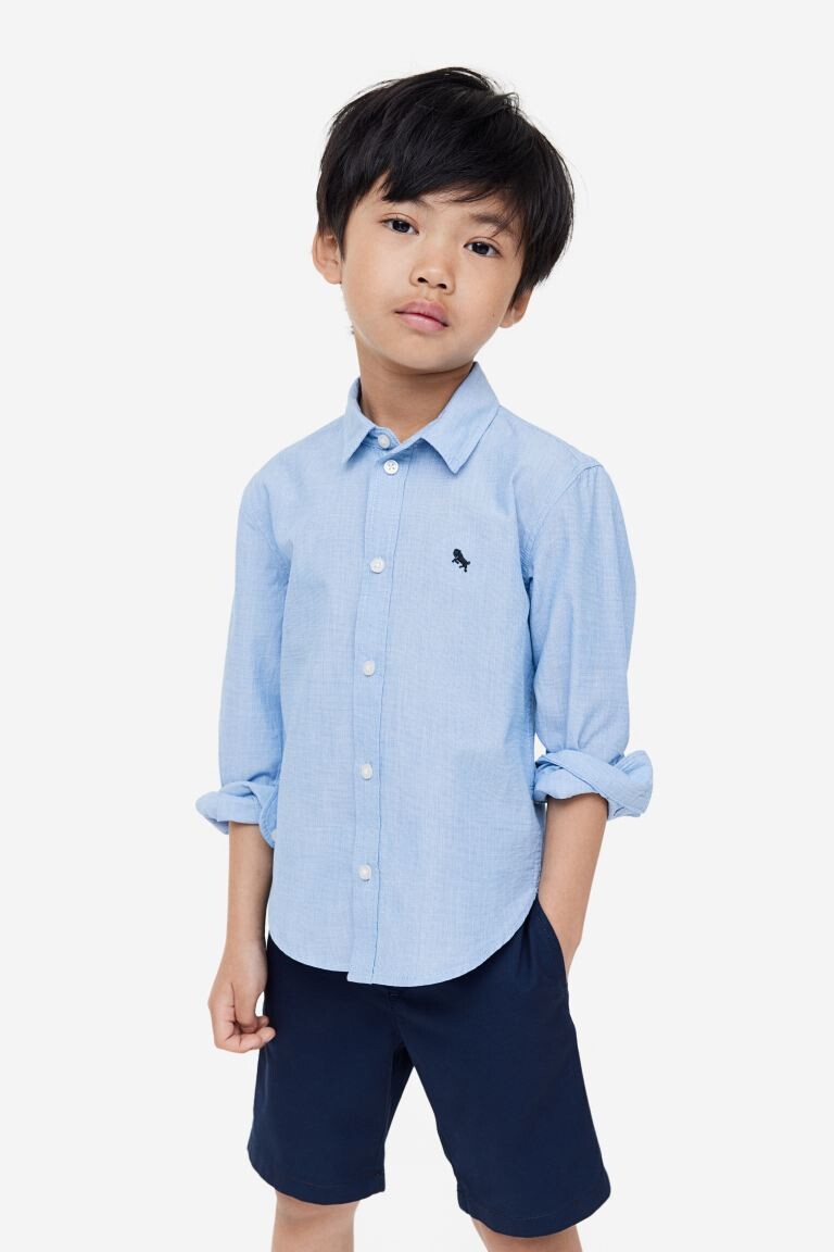 

Хлопчатобумажную рубашку H&M