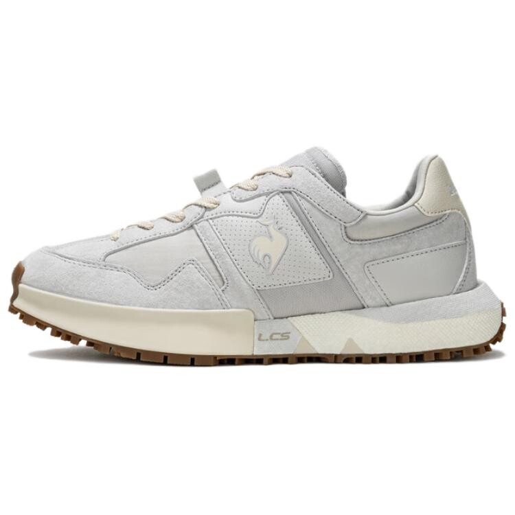 

Кроссовки le coq sportif Lifestyle Shoes Men Low-top Grey/white, серый/черный/кремовый