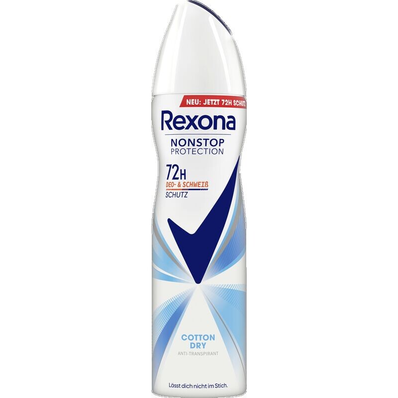 

Спрей-антиперспирант Nonstop Protection Cotton Dry Rexona, 150 ml