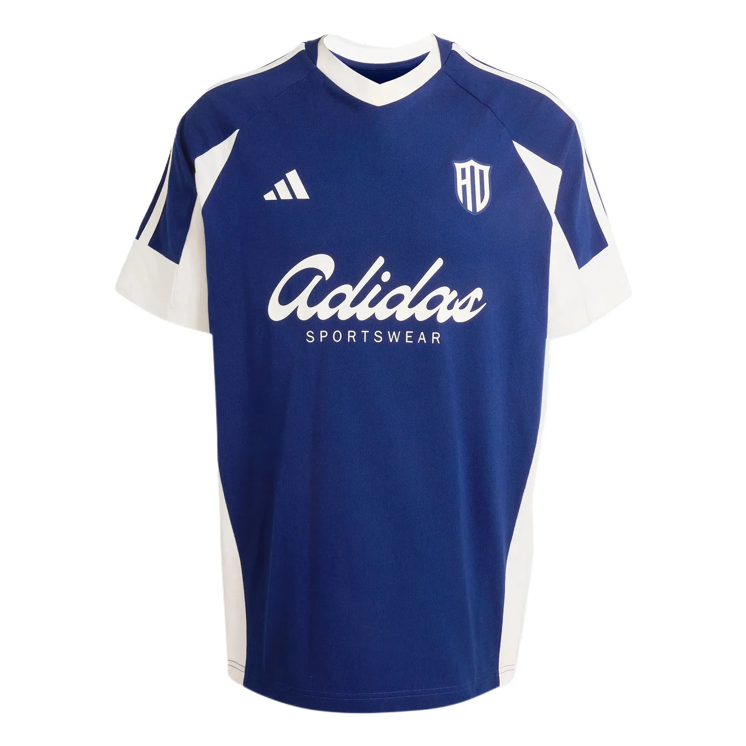 Футболка Loose Fit Adidas Sportswear темно-синяя