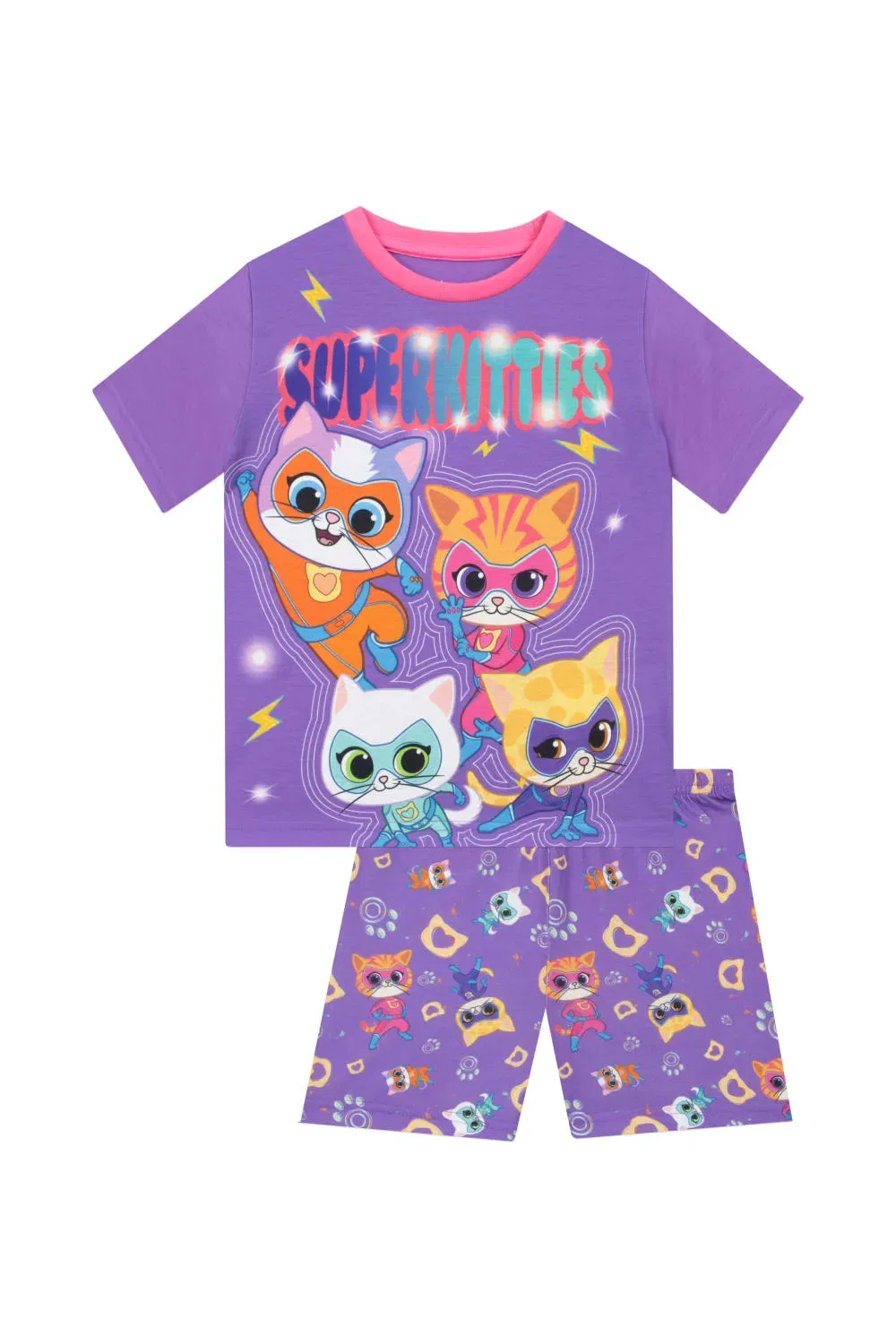Пижама SuperKitties Disney, фиолетовый