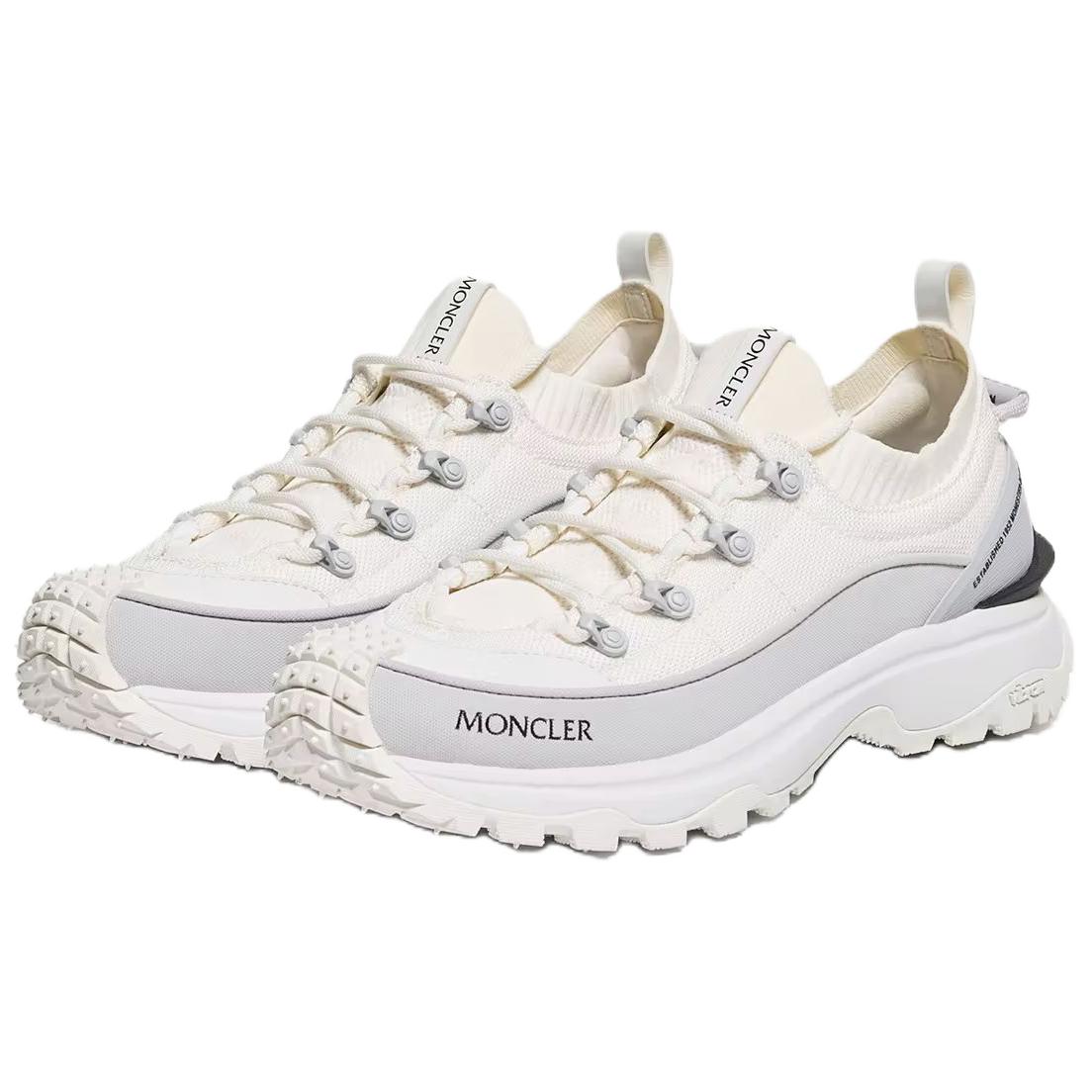 Moncler Trailgrip Lite3 Low top Casual Shoes 4cm Women's White — фото 4