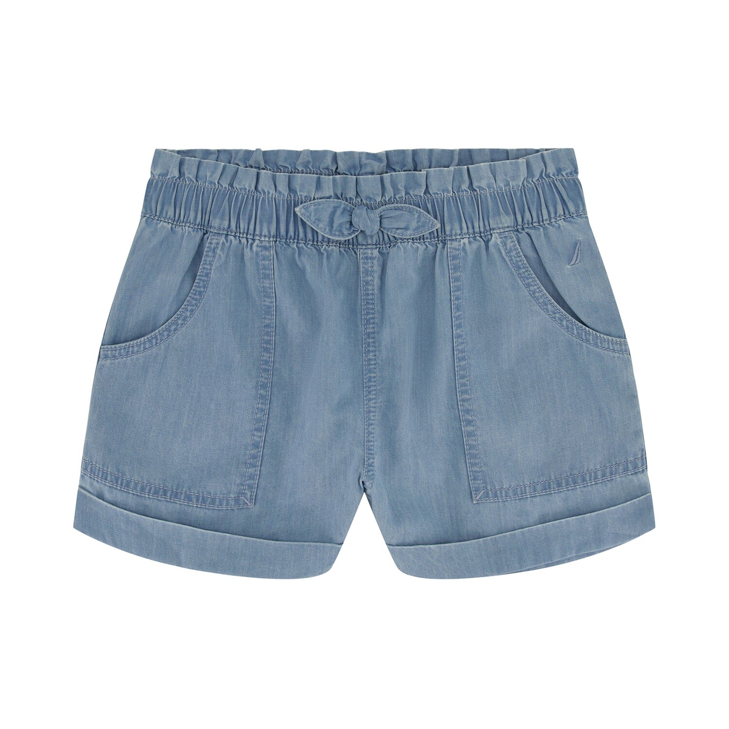 

Шорты на талии Nautica Little Girls в бумажном пакете (4-6X), цвет Aqua Mist