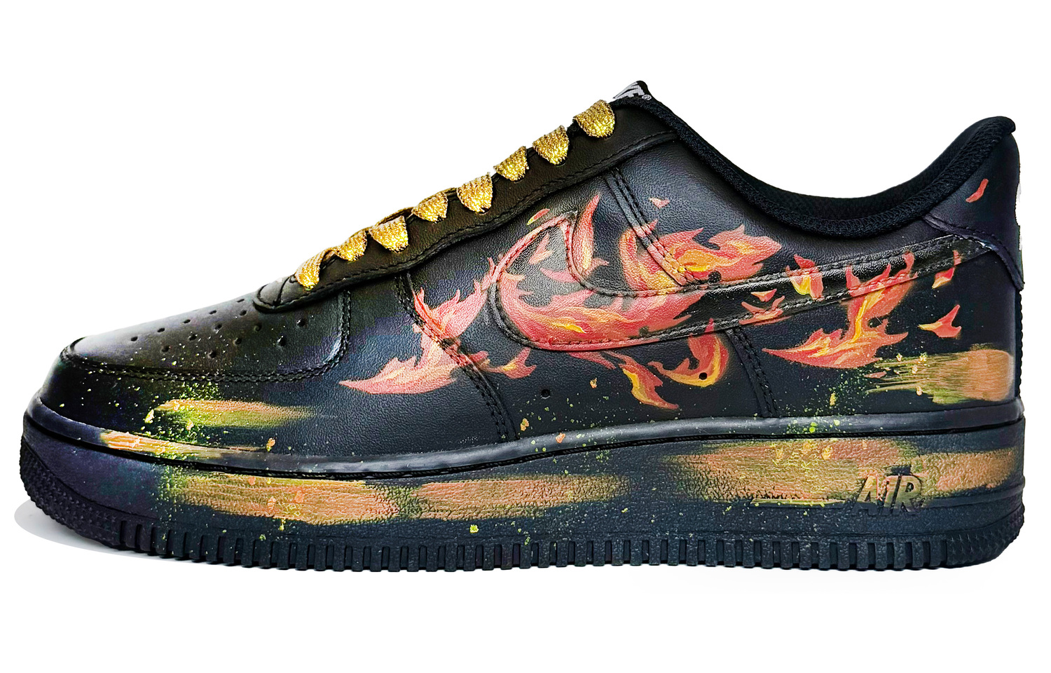 

Кроссовки для скейтбординга Air Force 1 Abrasion Resistant низкие мужские Nike, черный