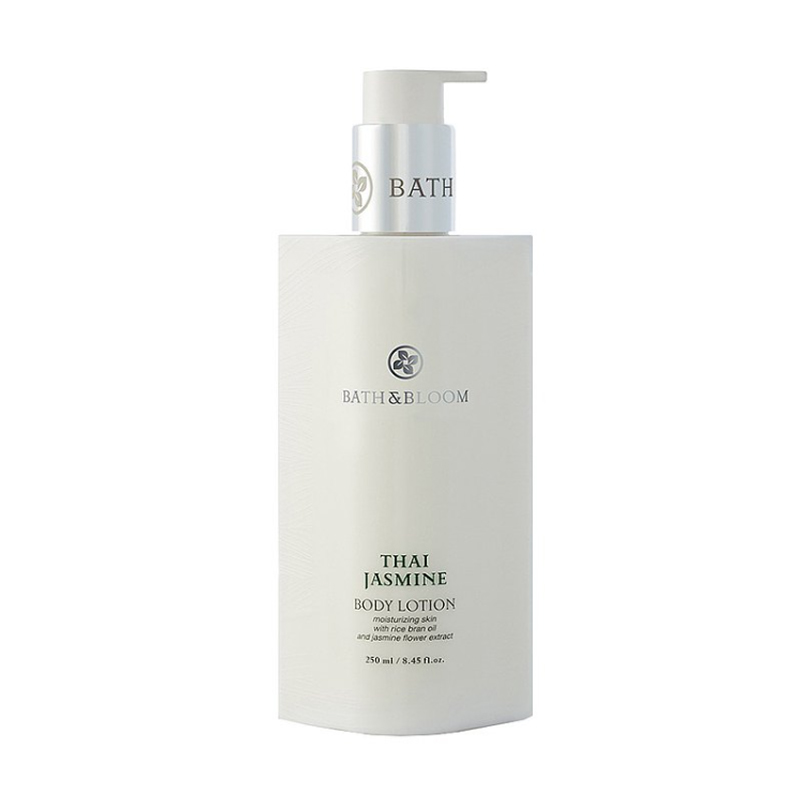 Увлажняющие наборы одежды для ванны с ароматом жасмина Bath&Bloom, jasmine body wash 250ml + body lotion 250ml + hand cream 100ml — фото 2