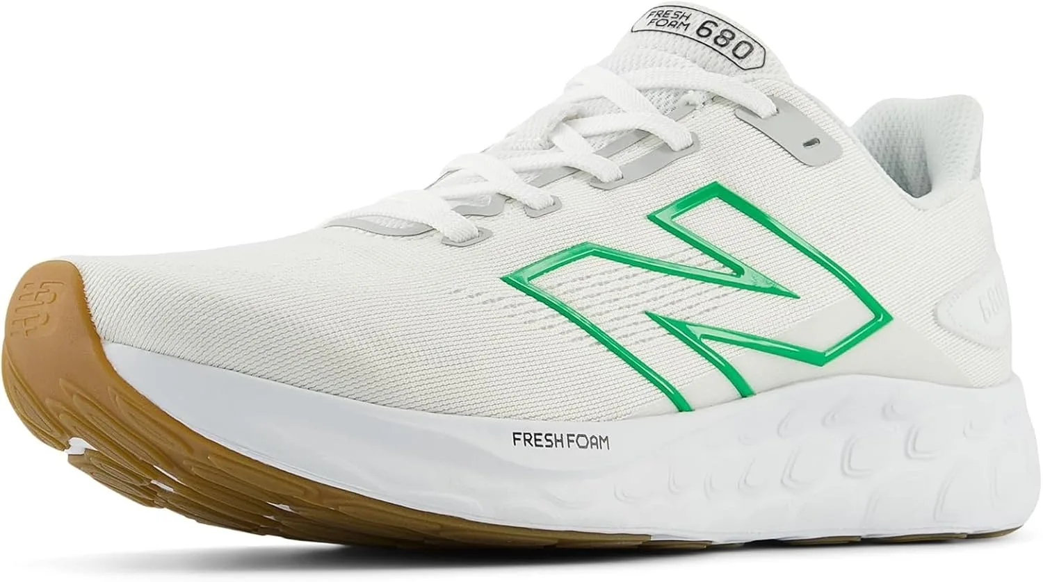 Мужские кроссовки New Balance 520, белый/ярко-зеленый/серый