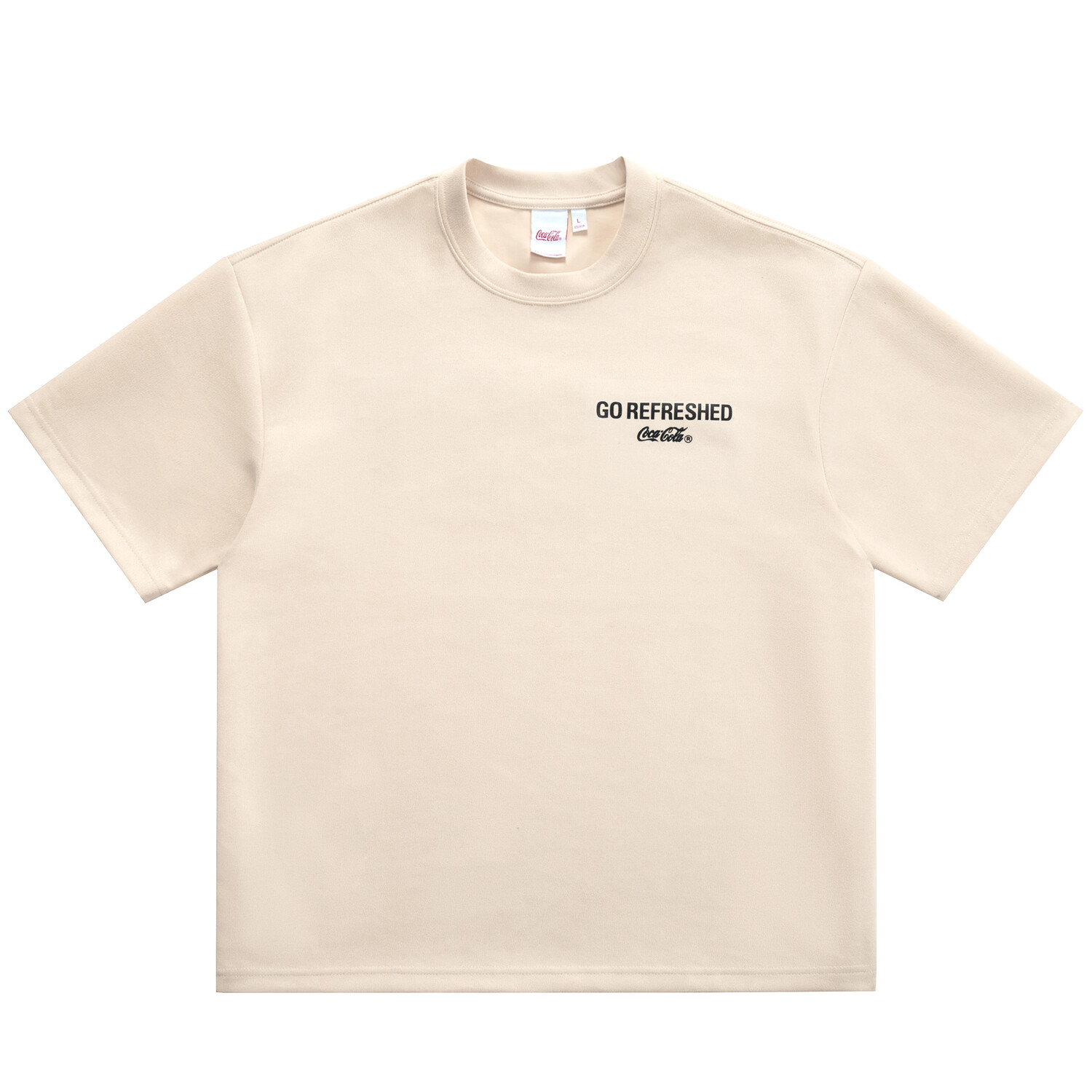 

Футболка унисекс Coca-Cola, светло-серый