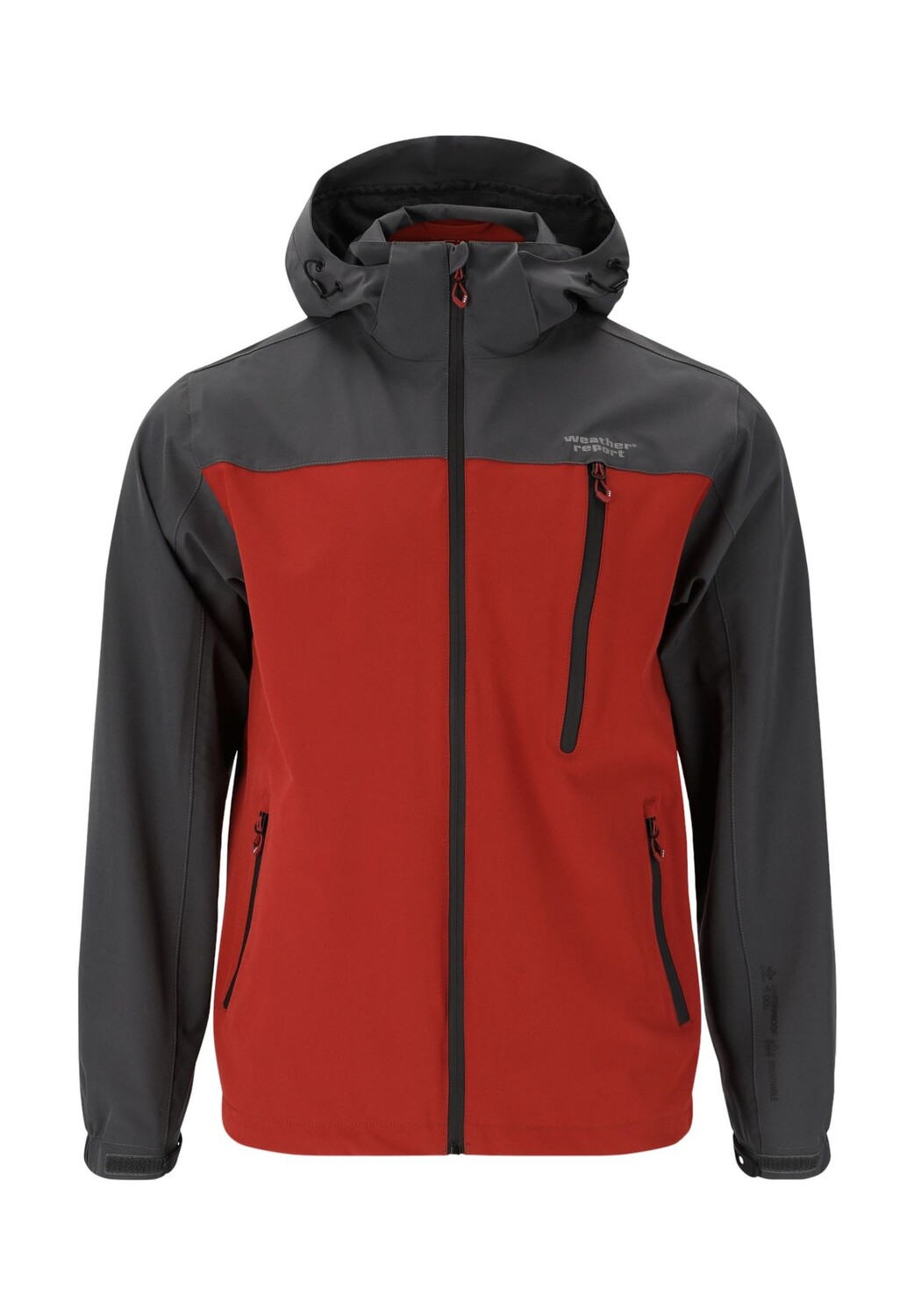 

Дождевик DELTON W-PRO15000 с экологически чистым покрытием (без PFC) weather report, цвет Chili Oil