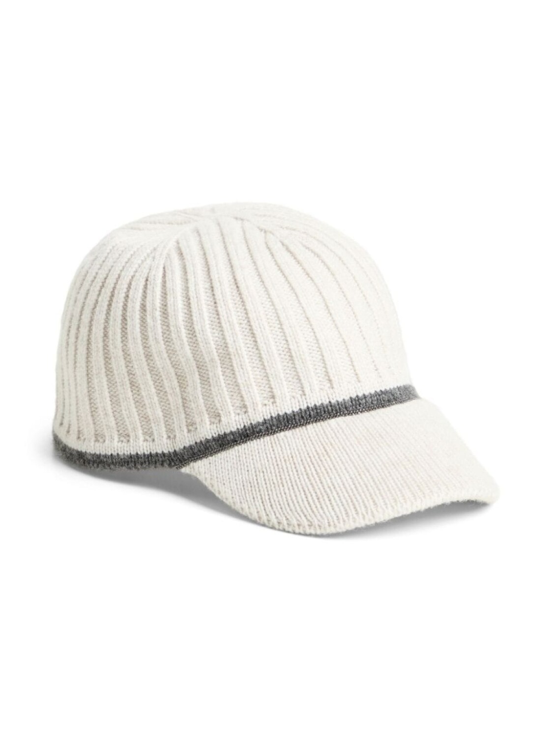 

Brunello Cucinelli Kids шапка из смесовой шерсти, белый