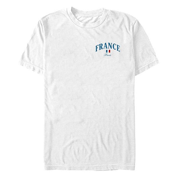 

Футболка с принтом в виде карманного флага Франции Big & Tall Licensed Character
