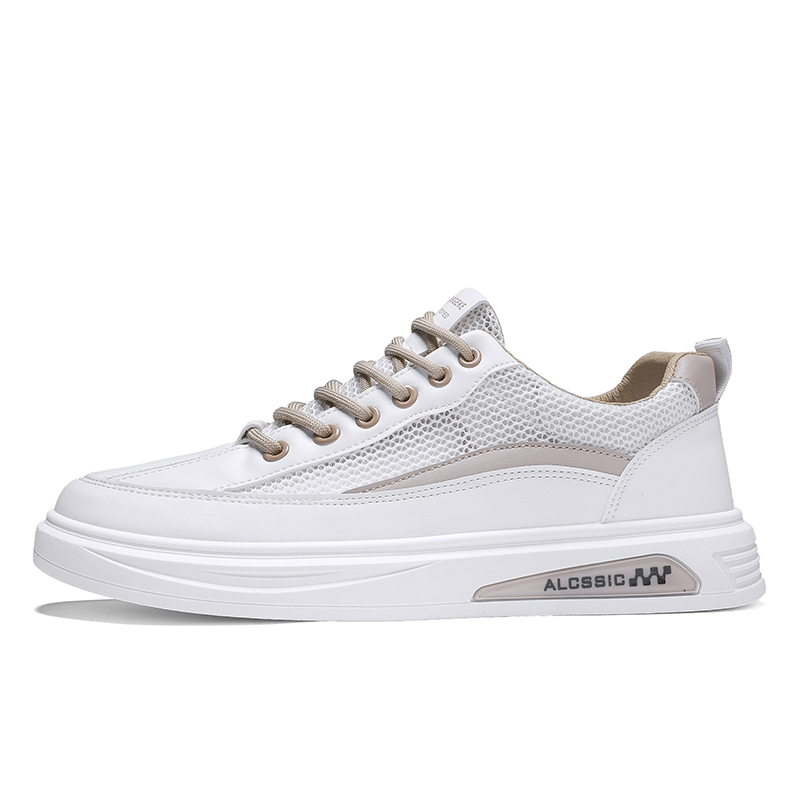 

Boogie Bear Дышащие низкие скейтерские кроссовки мужские белый хаки, цвет White Khaki