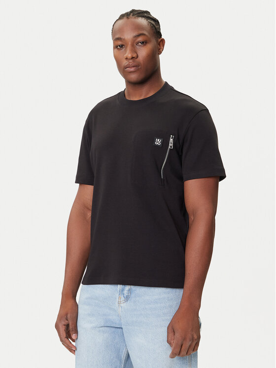 

Футболка relaxed fit Dargentee 50542566 Hugo, чёрный