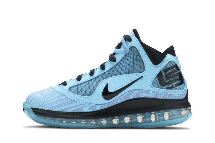 Кроссовки Nike Air Max LeBron 7 Retro GS QS 'All Star' 2020, синий — фото 4