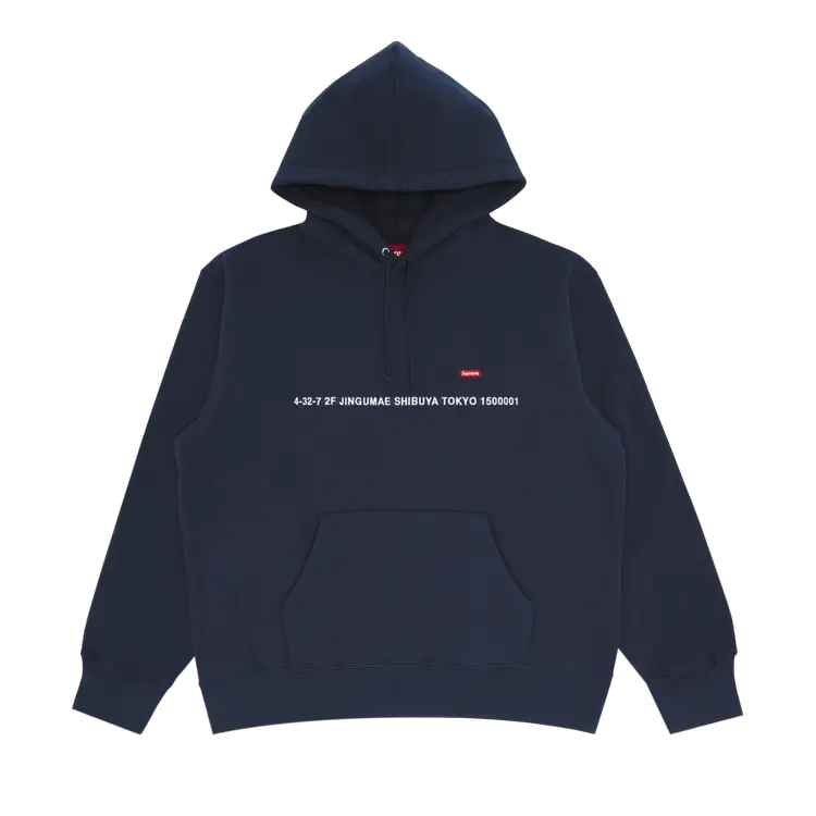 

Толстовка Supreme Shop Small Box Hooded - Tokyo 'Navy', синий