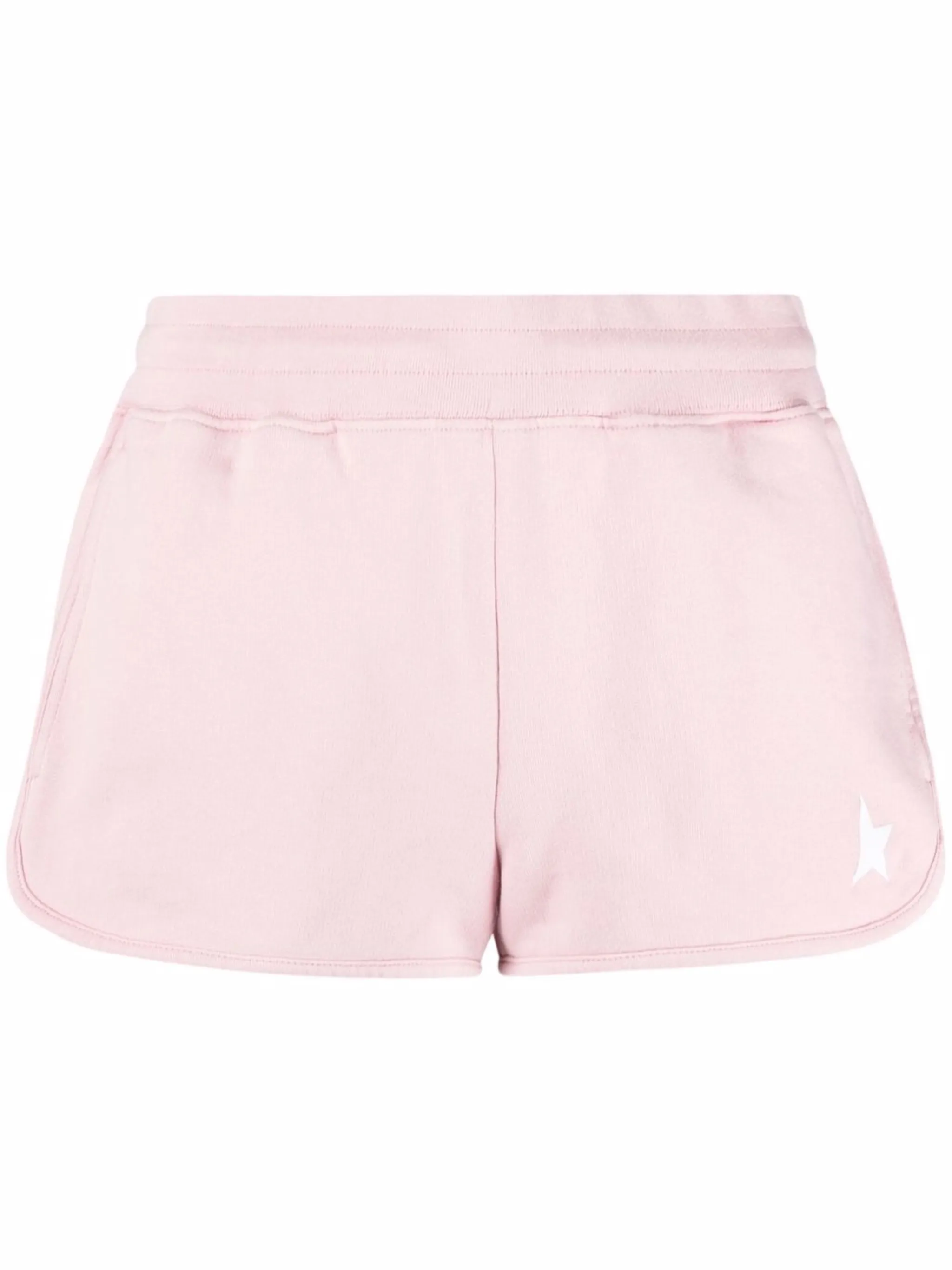 

Спортивные шорты с принтом Golden Goose, розовый