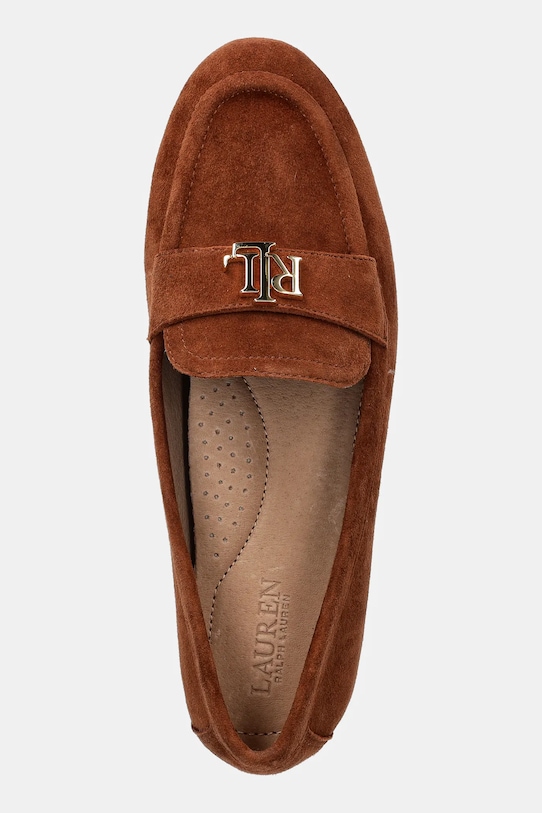Замшевые мокасины Averi III Lauren Ralph Lauren, коричневый — фото 4