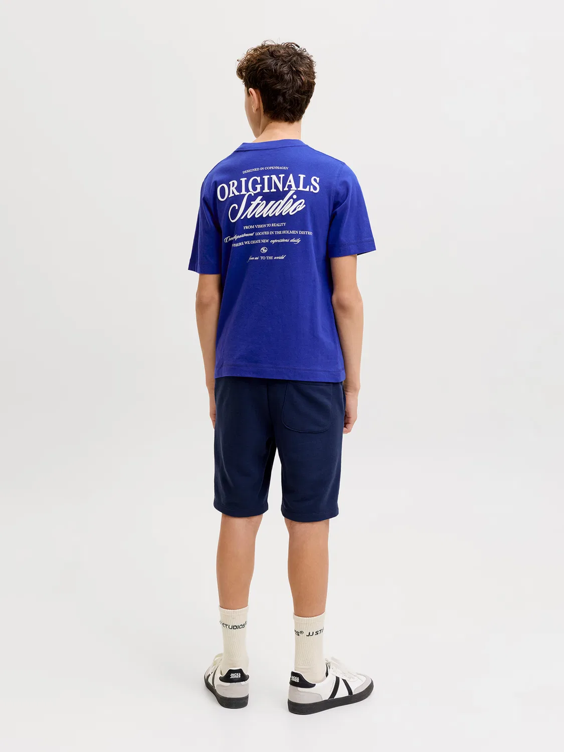 Футболка 'JORNORREBRO' Jack & Jones Junior, Dark Blue — фото 4
