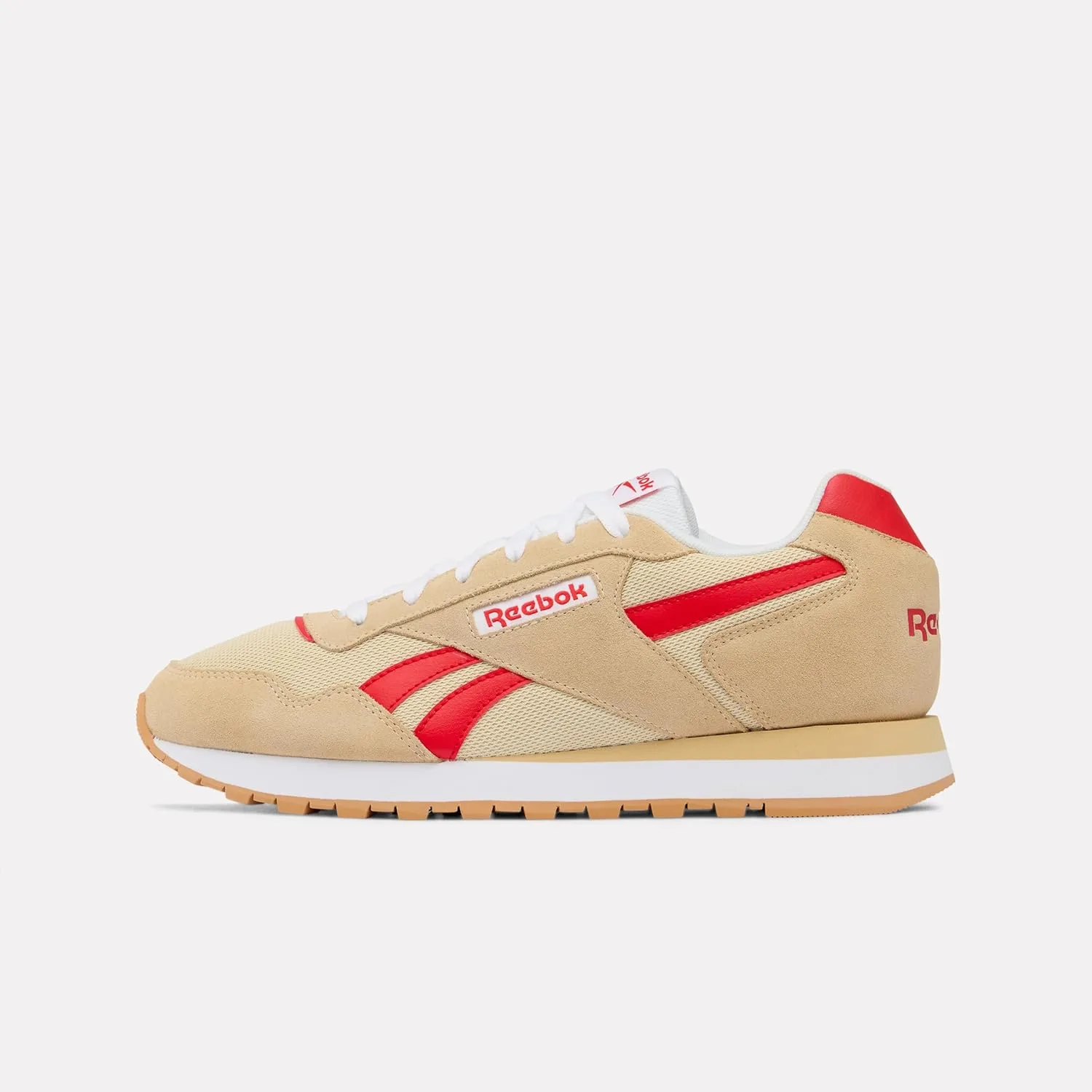 Мужские кроссовки/спортивная обувь Reebok, белый/красный/бежевый — фото 3