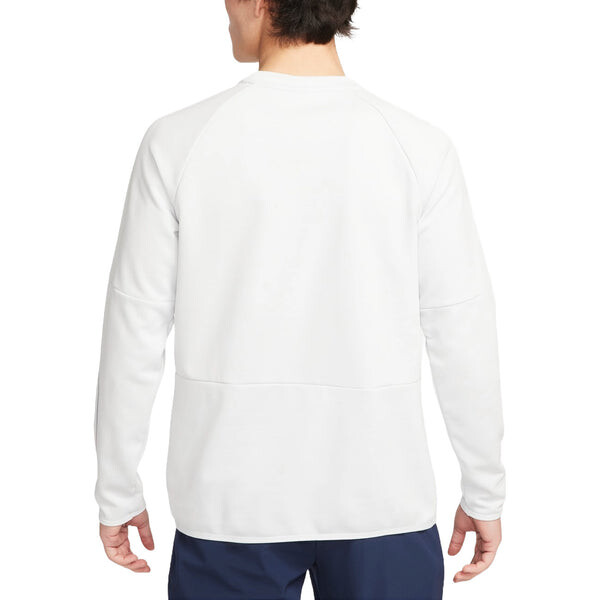 Свитер dri-fit fleece fitness crewneck sweatshirt asia sizing 'photon dust blue' Nike, мультиколор — фото 2
