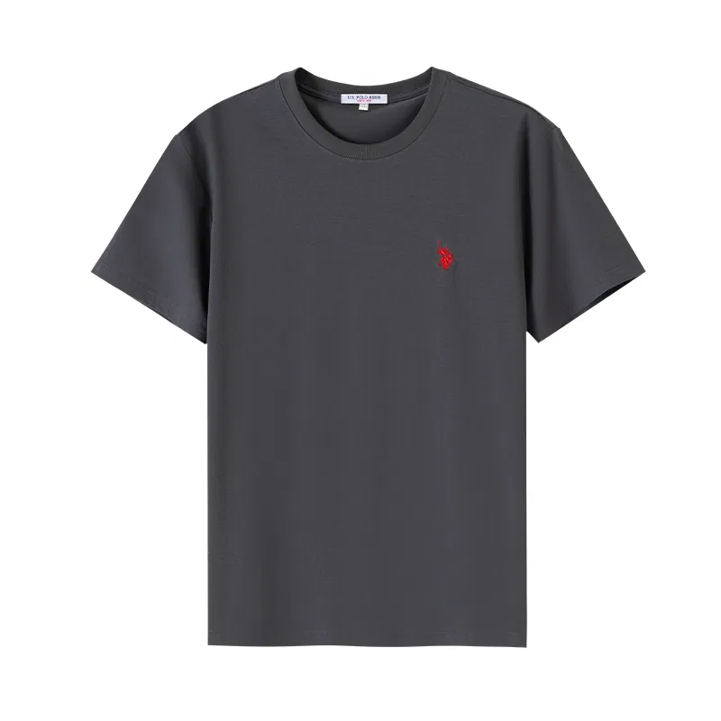 Футболка унисекс crew neck moderate U.S. POLO ASSN., Dark Gray