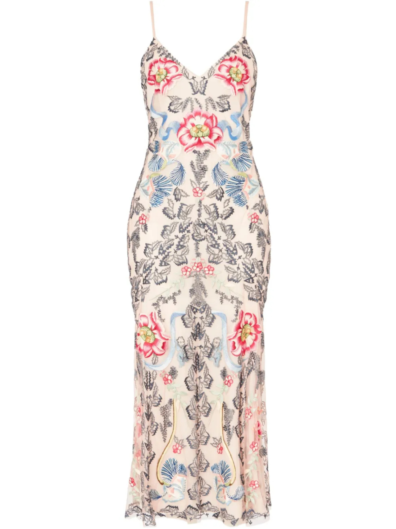 

Temperley London платье миди Bilbao Strappy, розовый