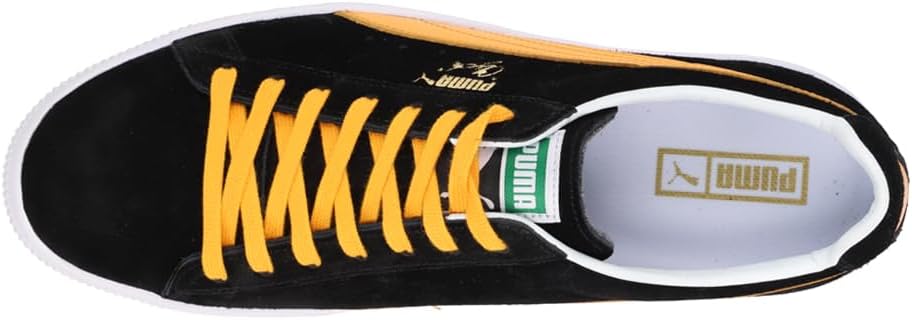 Мужские кроссовки PUMA Clyde Clydezilla Mij с шнуровкой - Черный, Оранжевый — фото 4