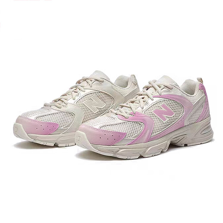 Кроссовки New Balance 530 Anti-Slip And Wear-Resistant Breathable, розовый/бежевый — фото 3