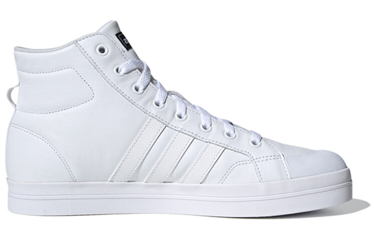 Мужские кроссовки для скейтбординга Bravada Mid Top белого цвета Adidas Neo — фото 2