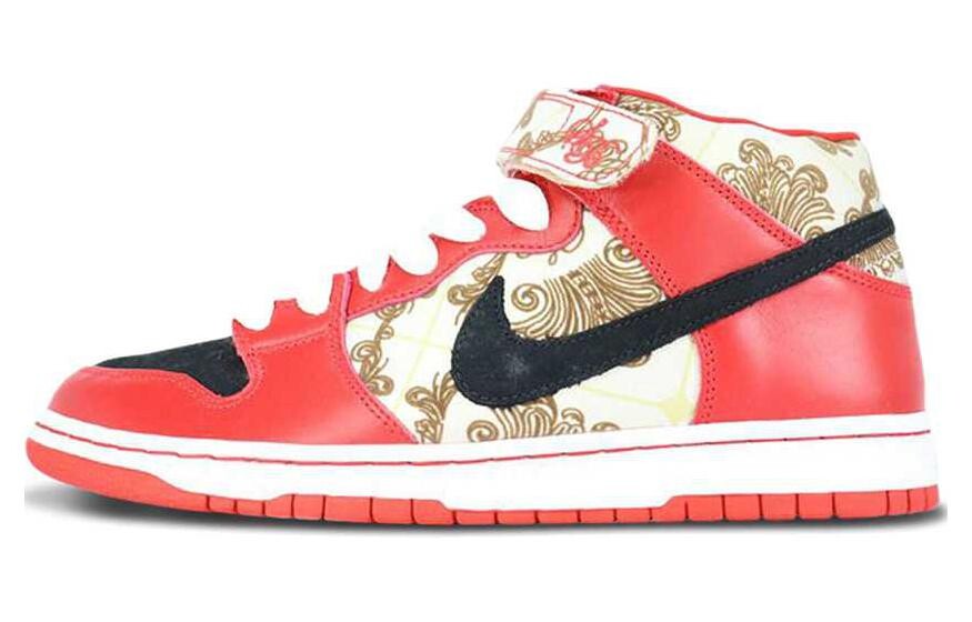 

Кроссовки Nike SB Dunk Mid Linoleum, красный