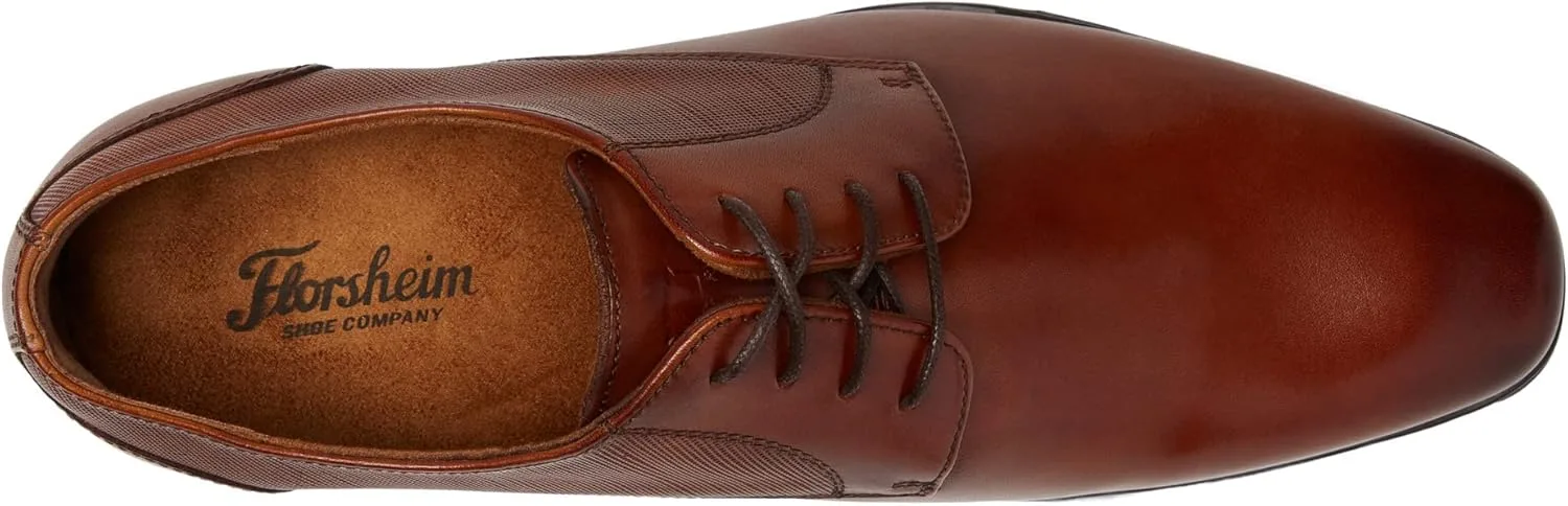 Мужские оксфорды Florsheim Jackson с гладким носком, коньячный — фото 3
