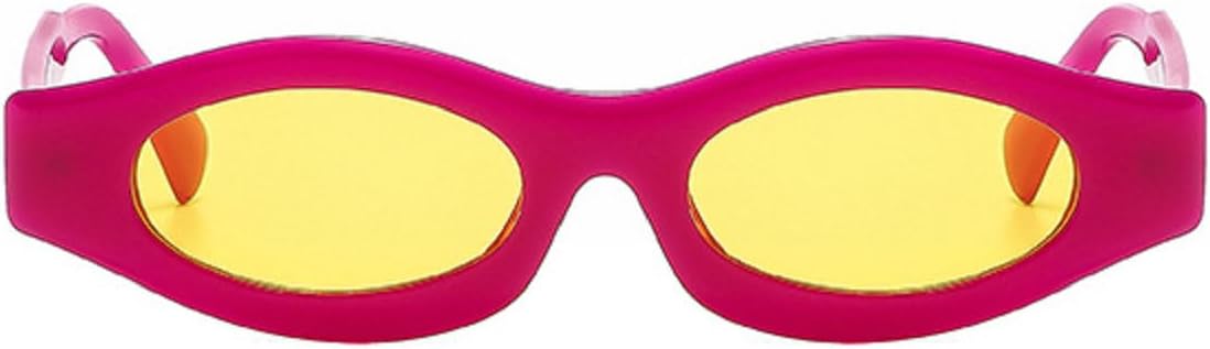 

Женские солнцезащитные очки Melrose Luxury в маленькой оправе овальной формы, модные, в стиле Y2K, панк, стильные, для вождения, защита от ультрафиолета UV400, модель 3905, Purple