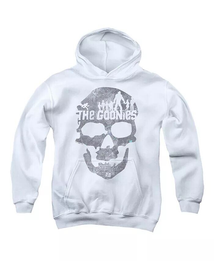 

Толстовка с капюшоном Skull 2 для мальчиков и девочек The Goonies, белый