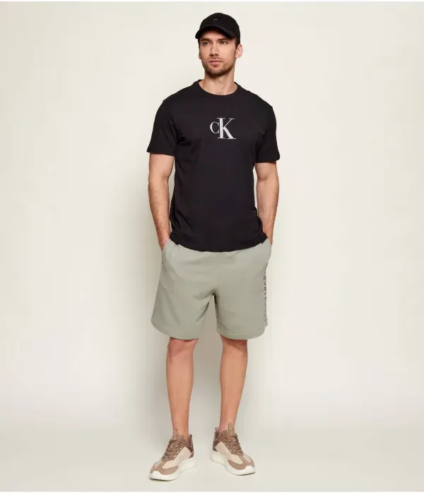 Футболка slim fit Calvin Klein, черный — фото 2