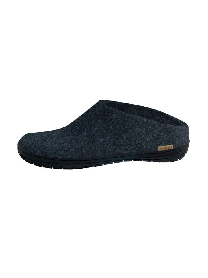 

Тапочки glerups Pantoffeln Naturkautschuksohle Schwarz, цвет denim