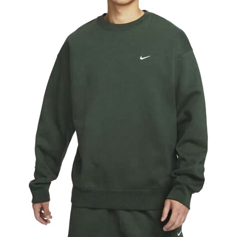Мужская толстовка Solo Swoosh зеленая Nike, зеленый — фото 3