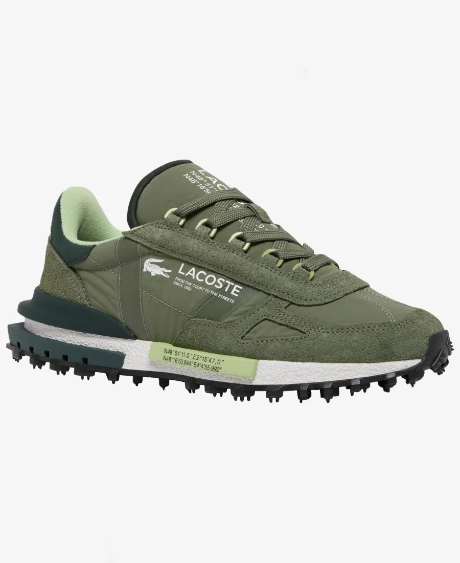 Мужские кроссовки на шнуровке Lacoste, зеленый